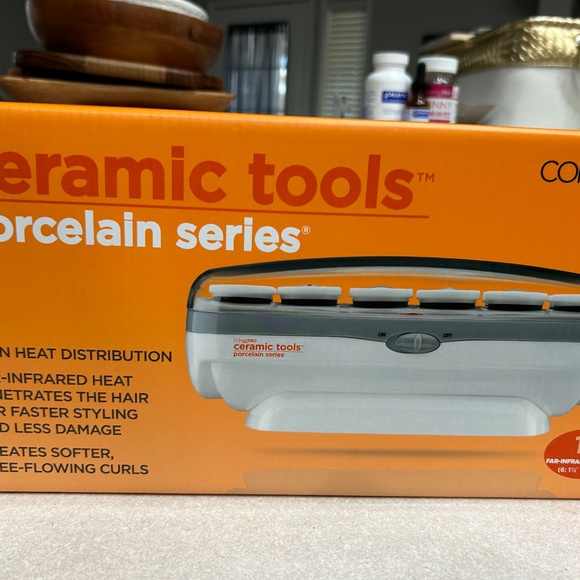 Conair Pro Ceramic "Porcelain Series" Hot Rollers. NIB
